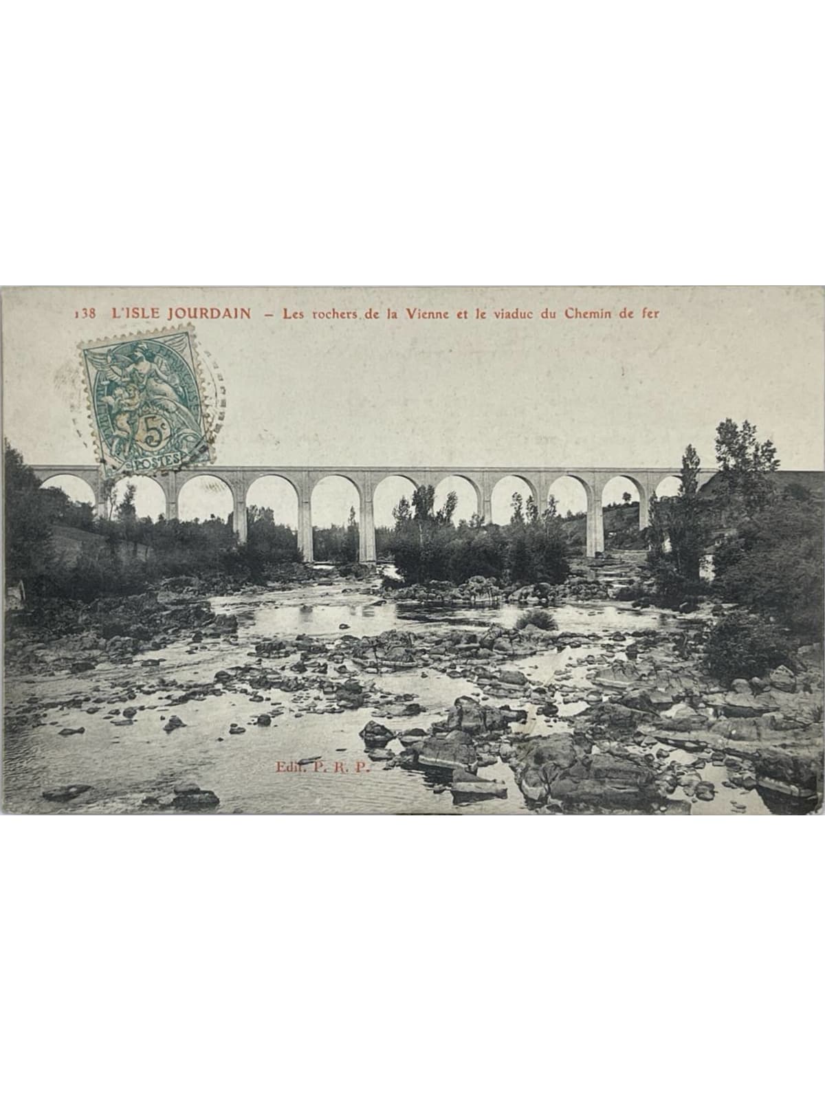 Recto de la carte postale