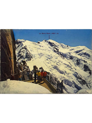 Chamonix-Mont-Blanc – Aiguille du Midi et mont Blanc – CPSM 1976