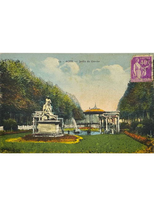 Recto de la carte postale