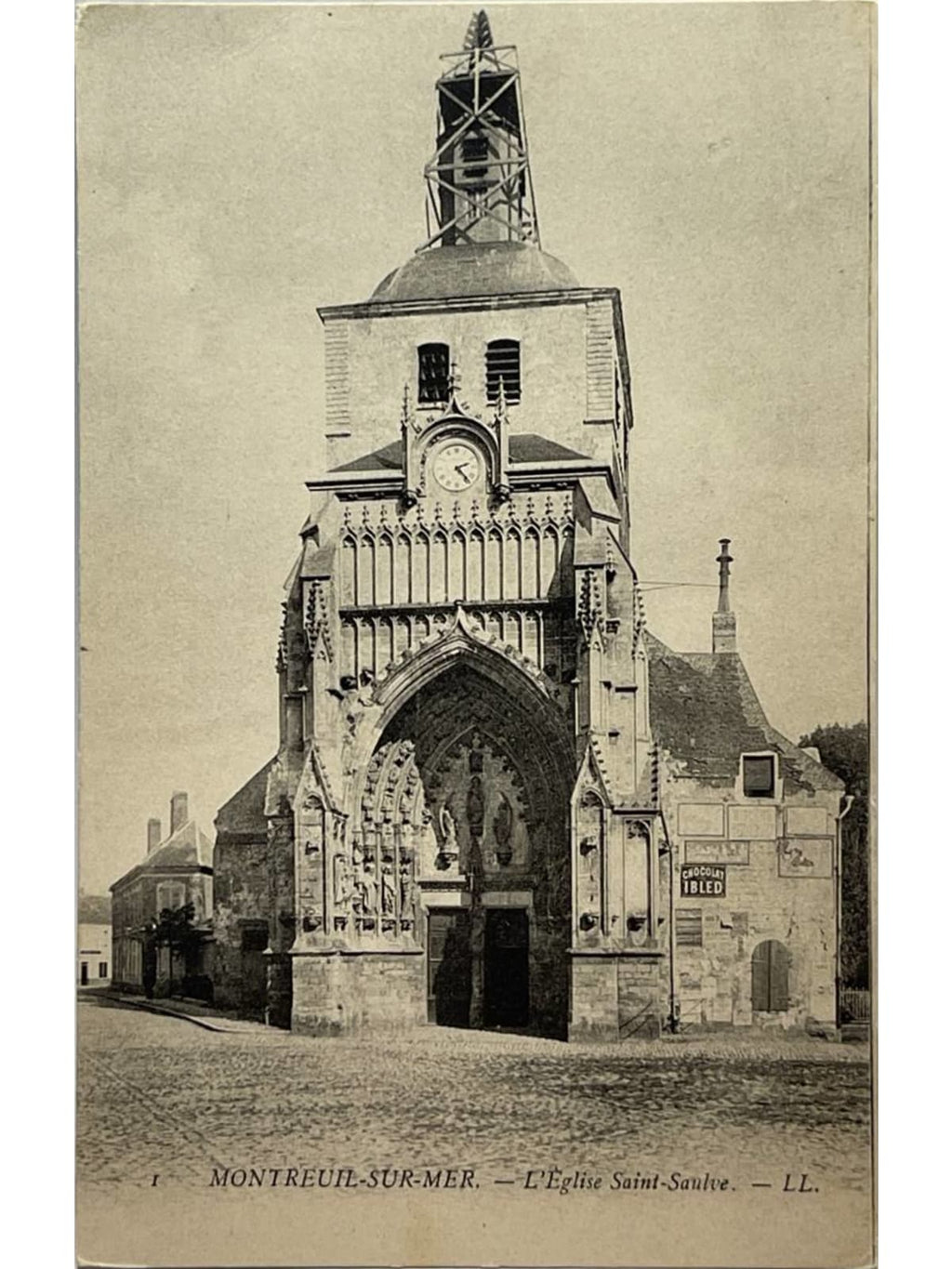 Recto de la carte postale