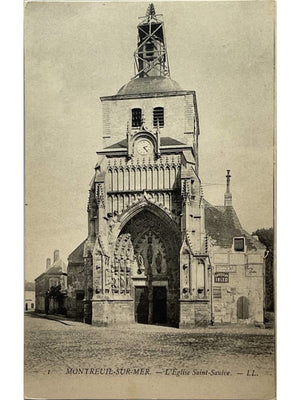 Montreuil-sur-Mer – Église Saint-Saulve – CPA L.L. n° 1