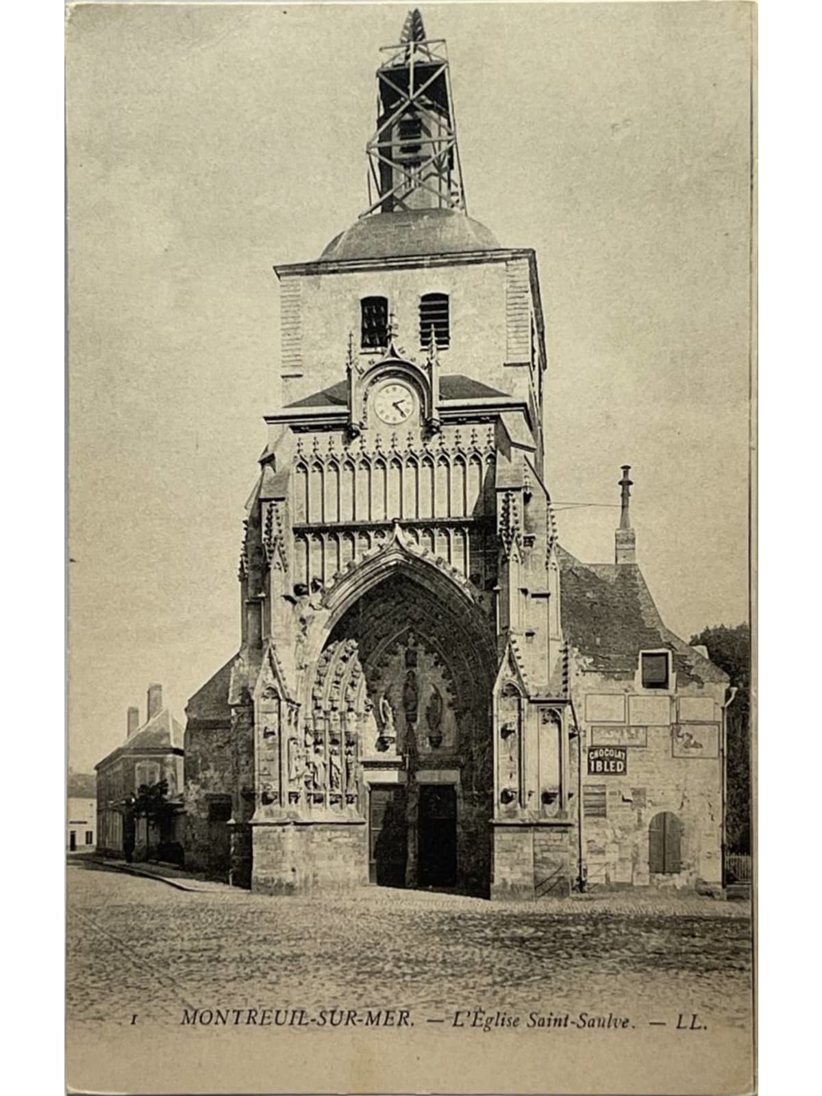 Recto de la carte postale