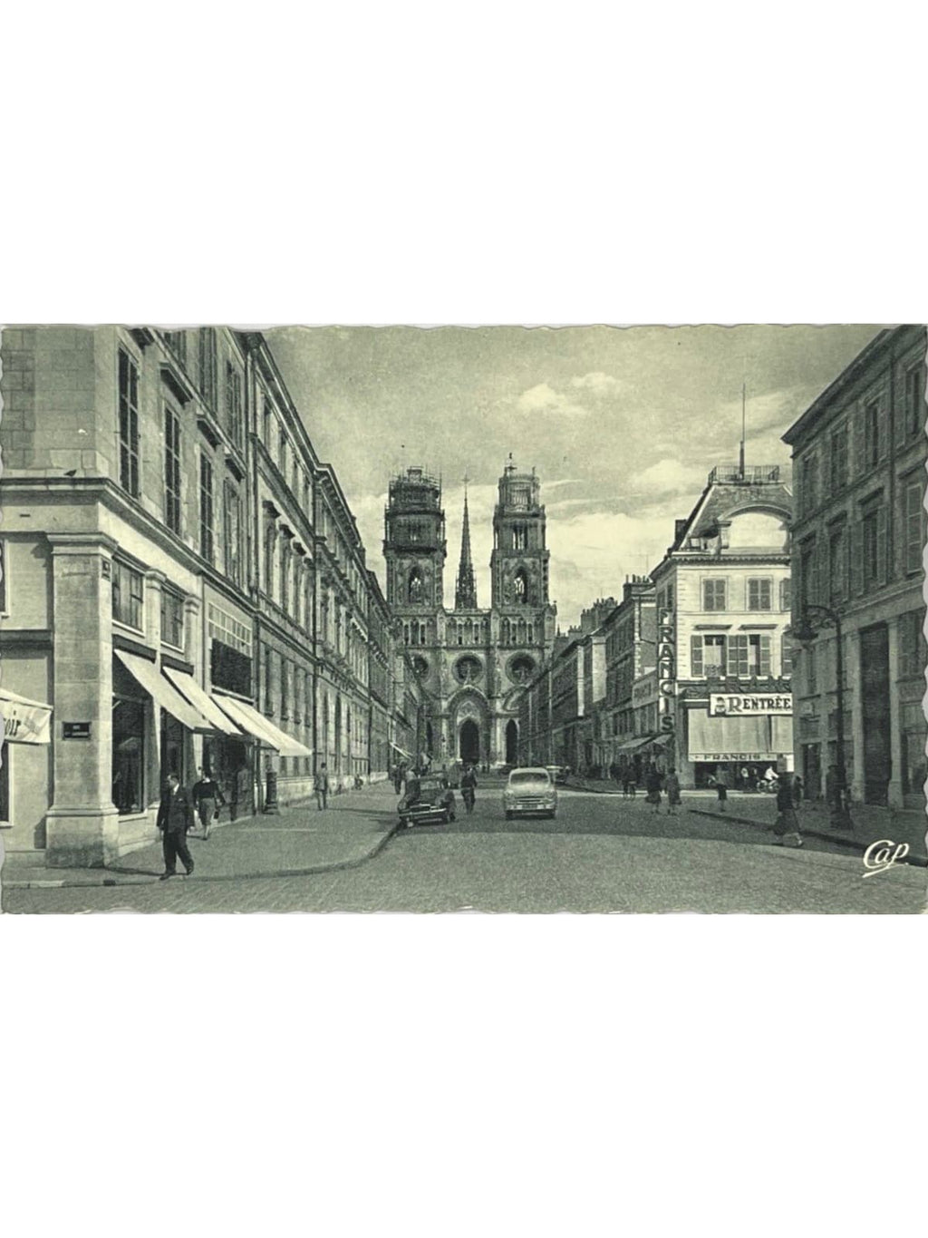 Recto de la carte postale