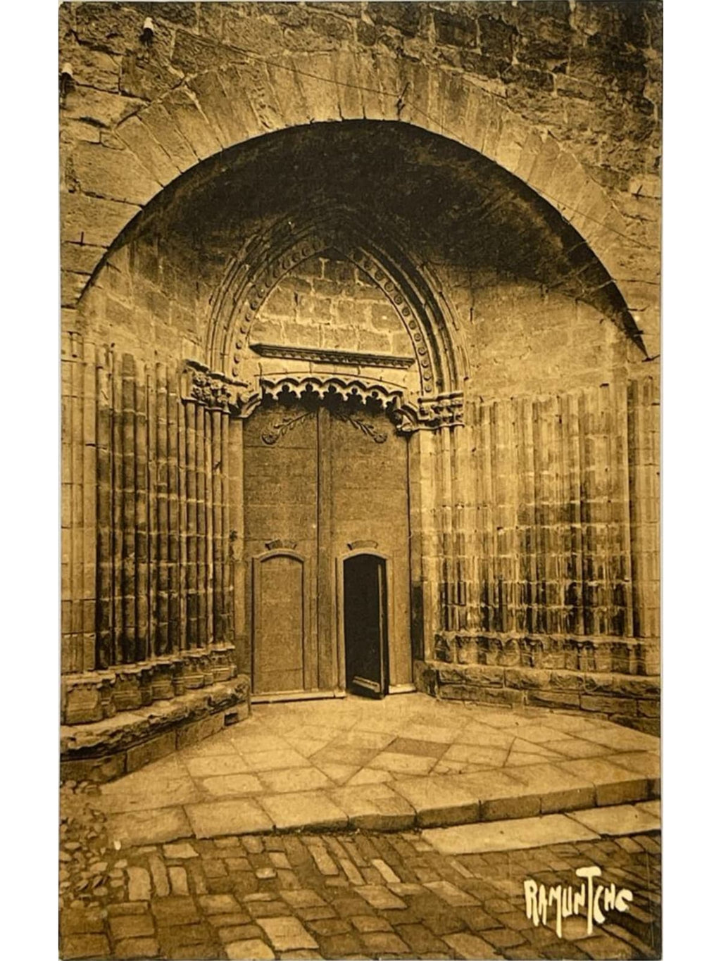 Recto de la carte postale