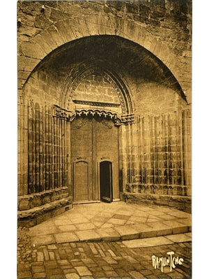 Saint-Jean-Pied-de-Port – Portail de l'église – CPSM n° 15001