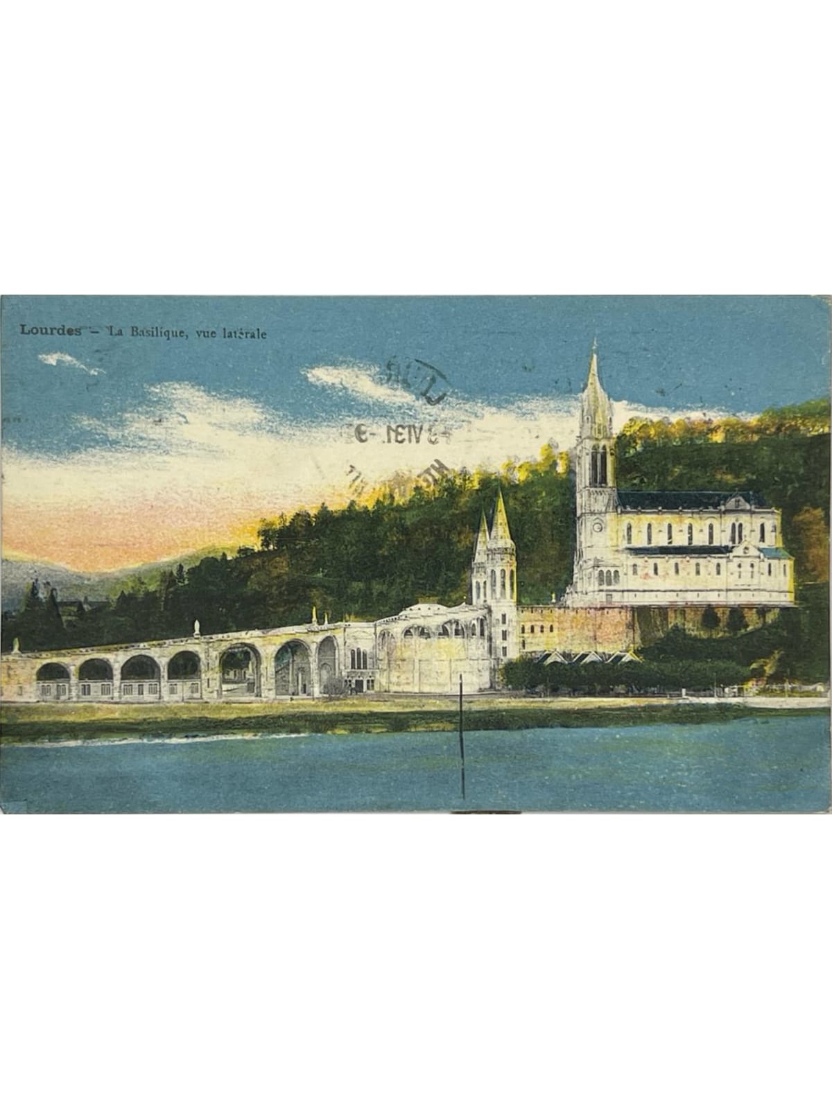 Recto de la carte postale