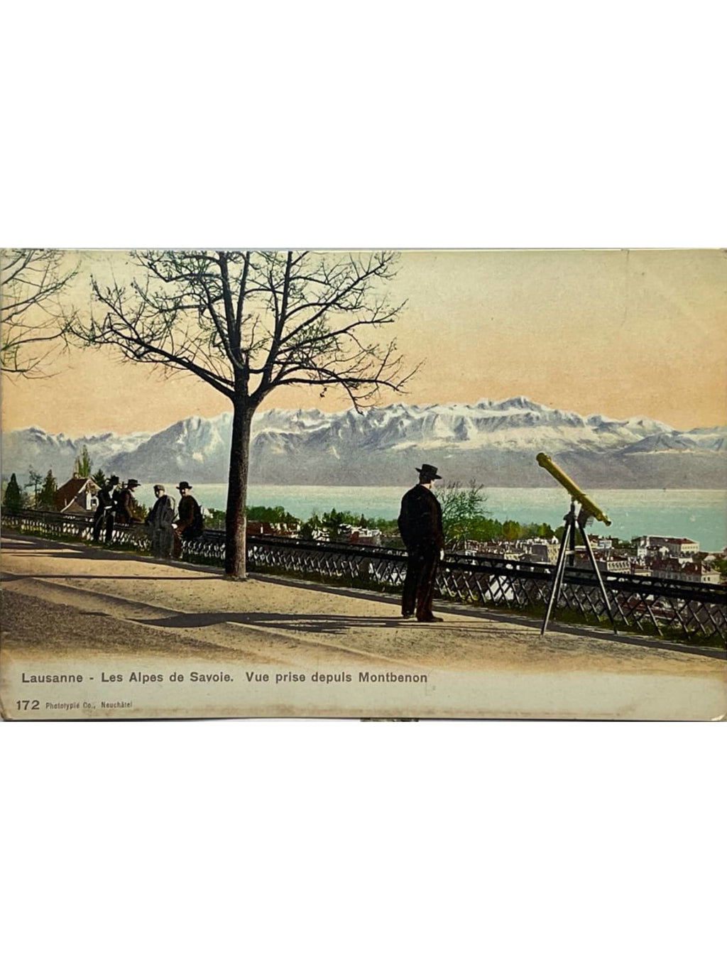 Recto de la carte postale