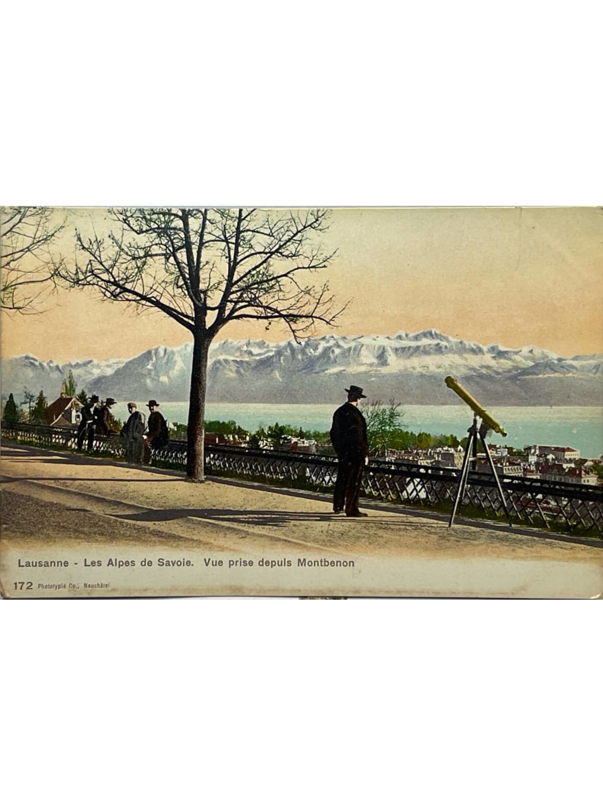 Recto de la carte postale