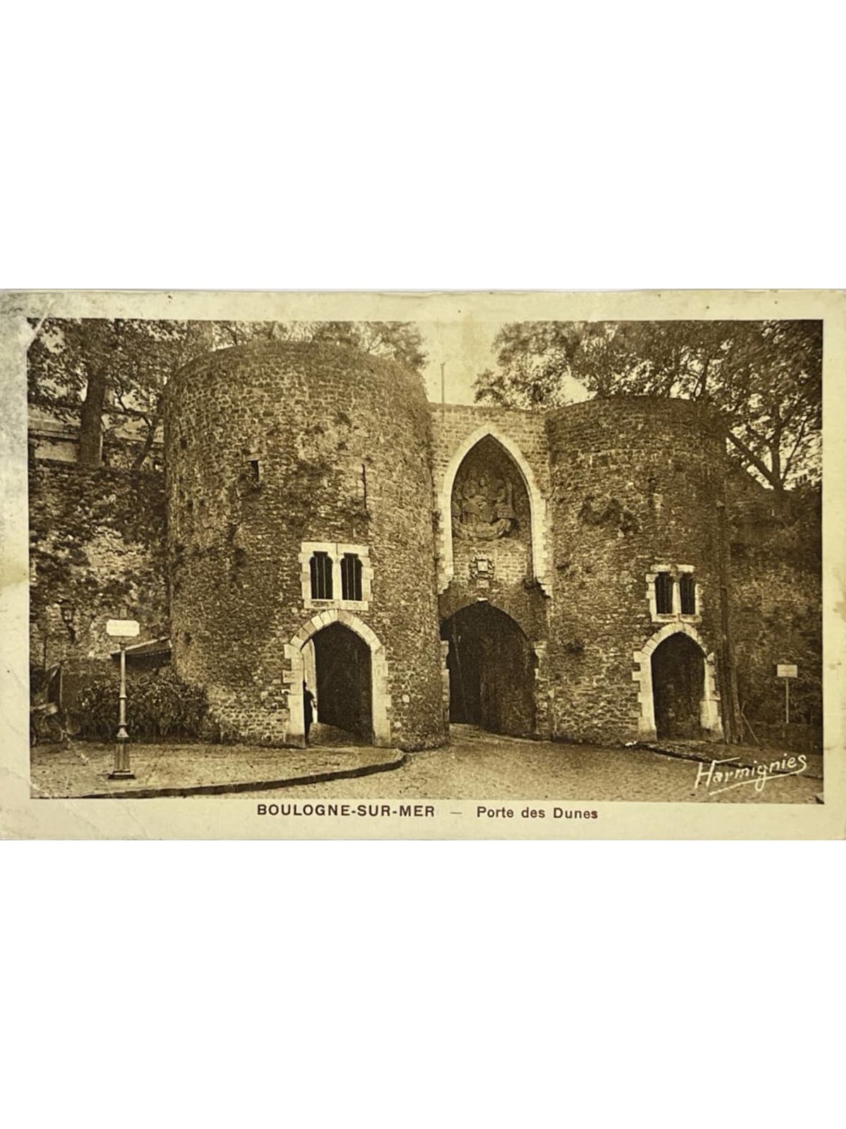 Recto de la carte postale