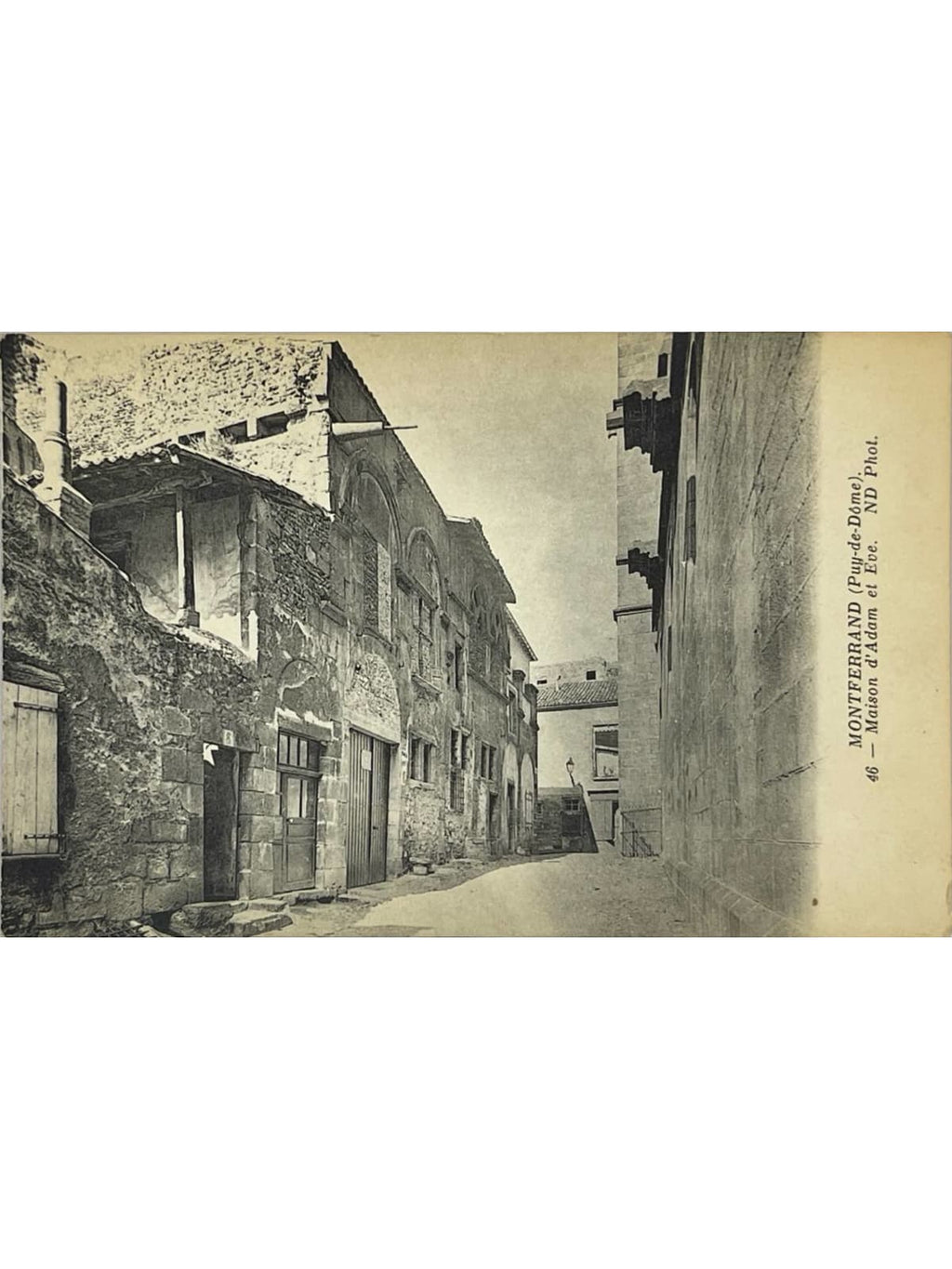 Recto de la carte postale