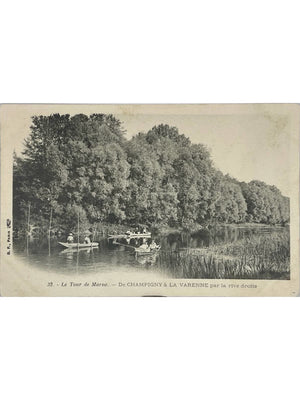 Champigny-sur-Marne à La Varenne – Tour de Marne et barques – CPA n°32