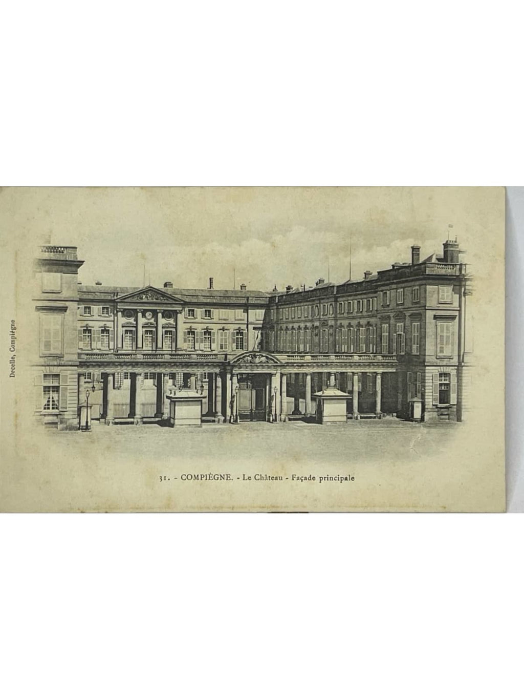 Recto de la carte postale