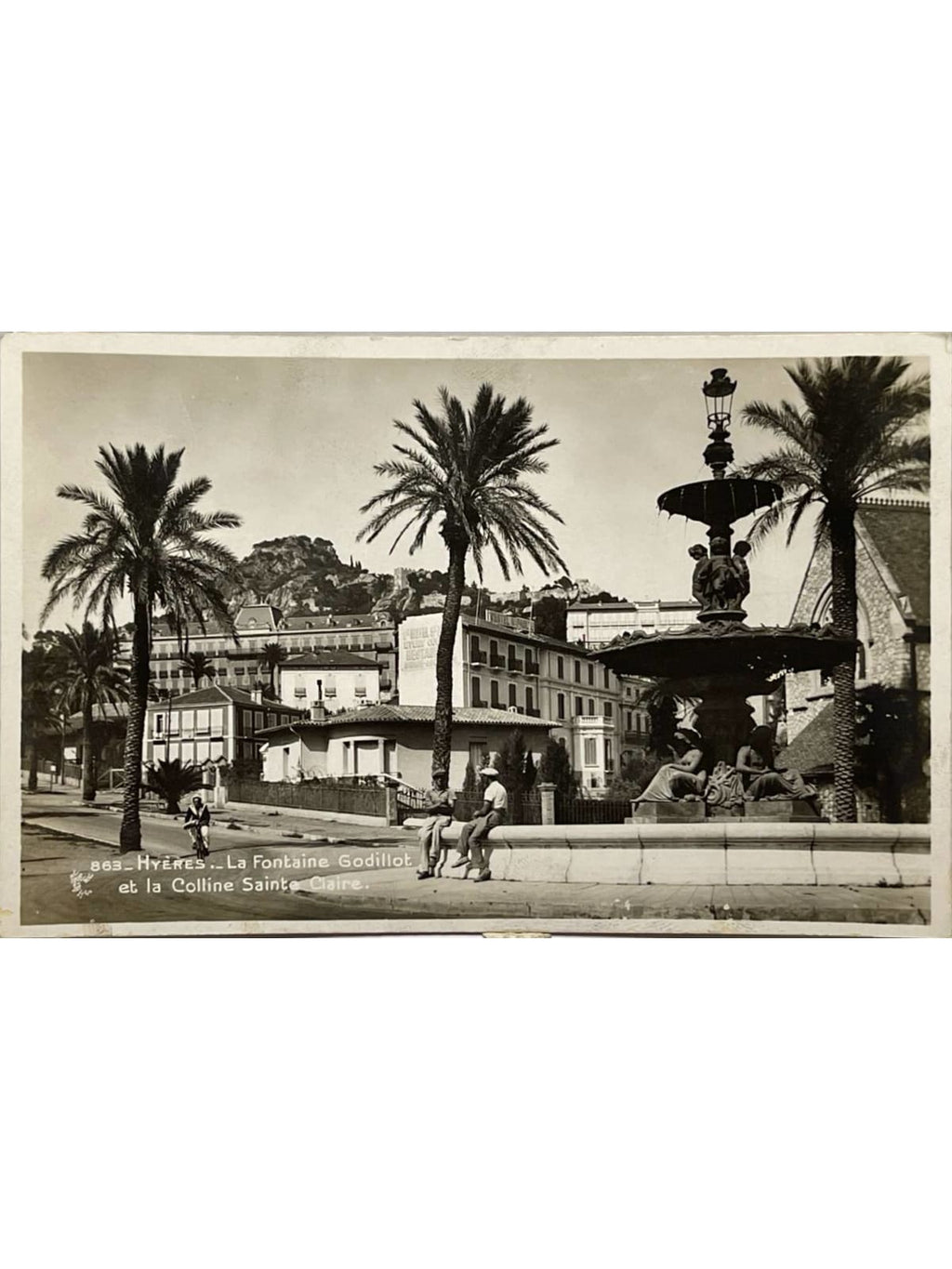 Recto de la carte postale
