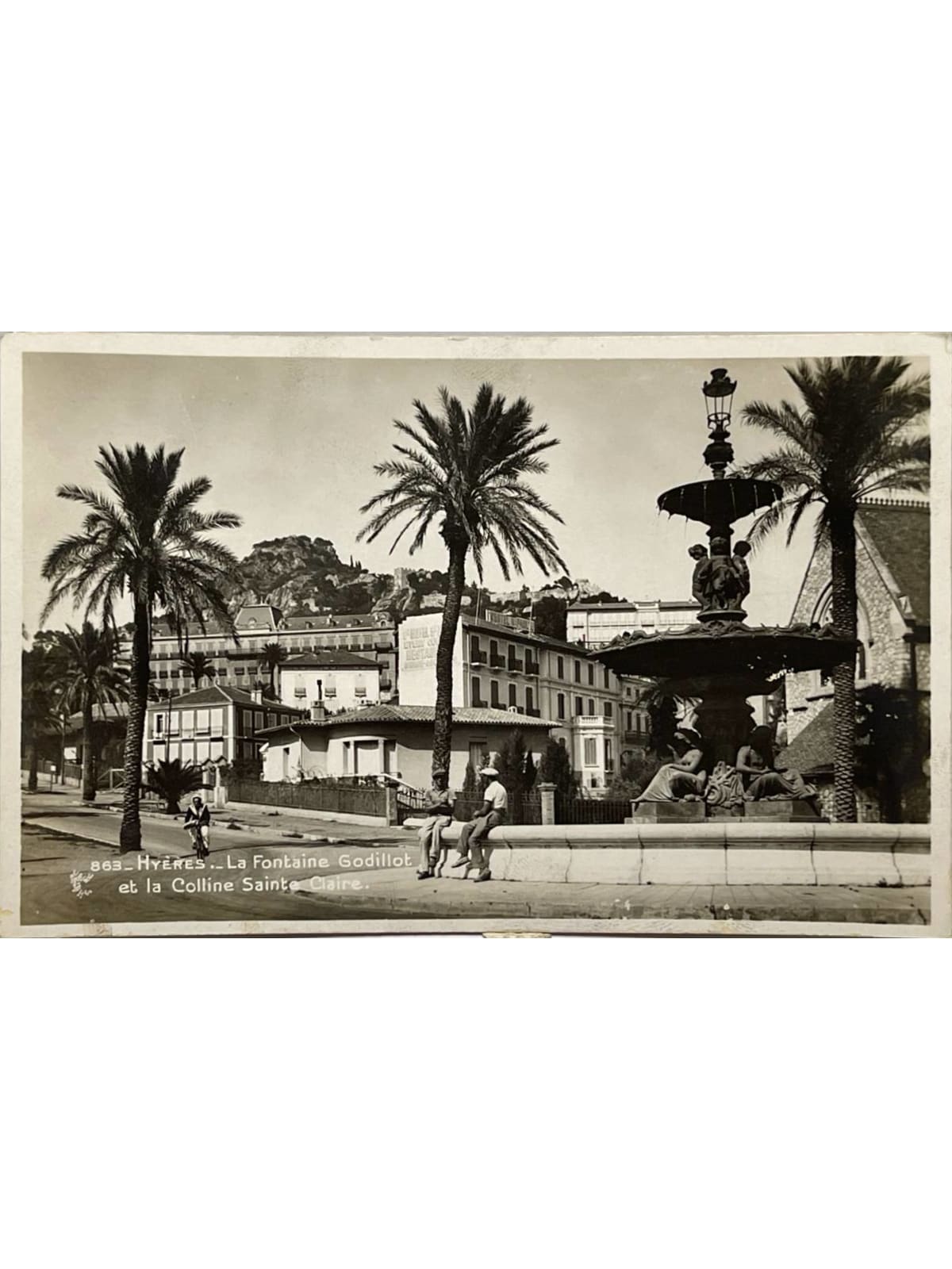 Recto de la carte postale