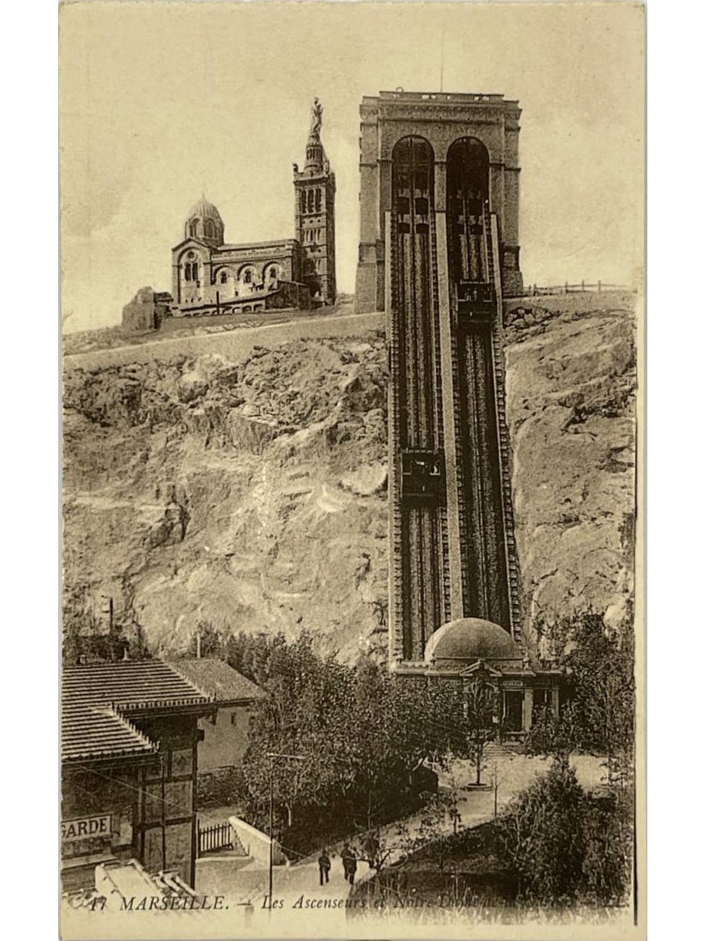 Recto de la carte postale