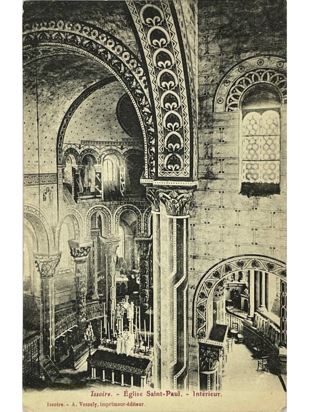 Recto de la carte postale