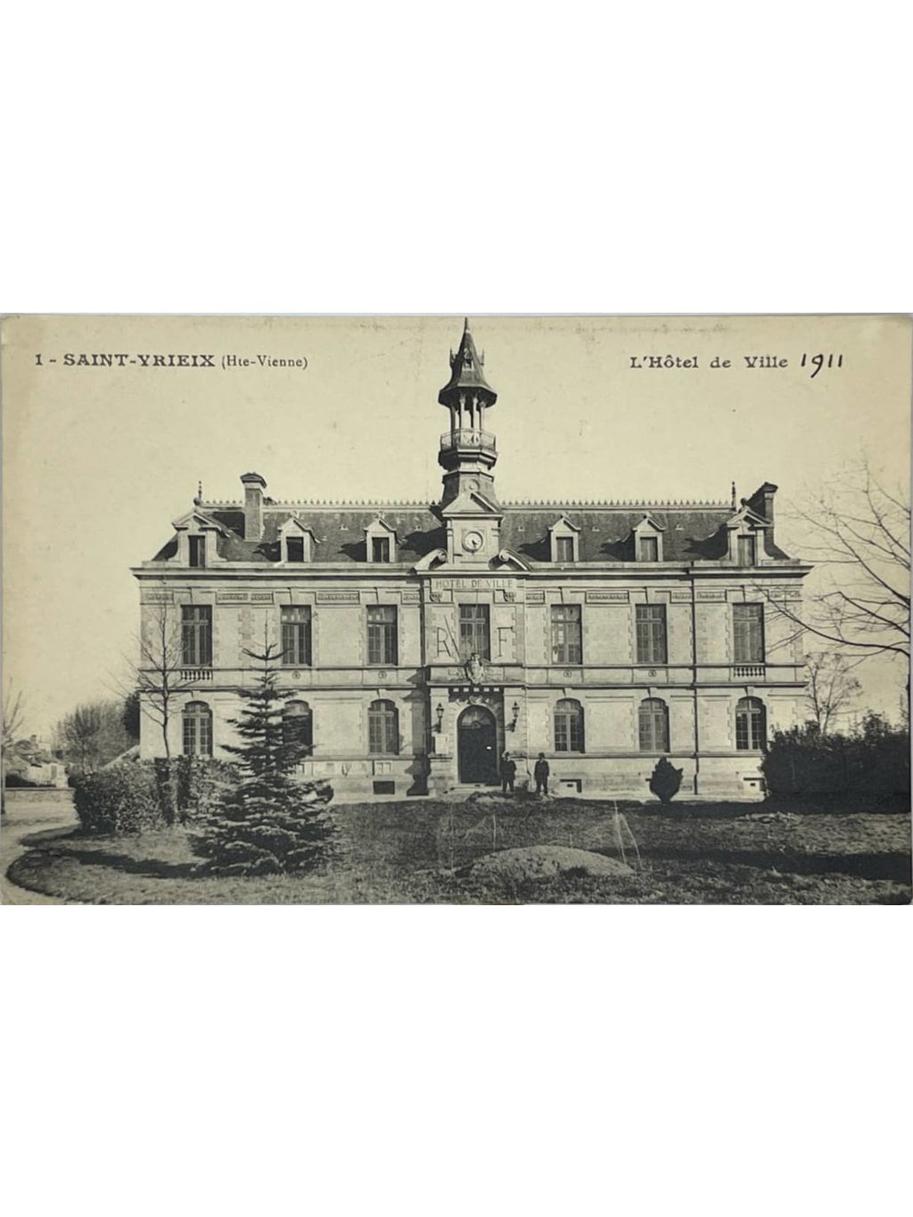 Recto de la carte postale