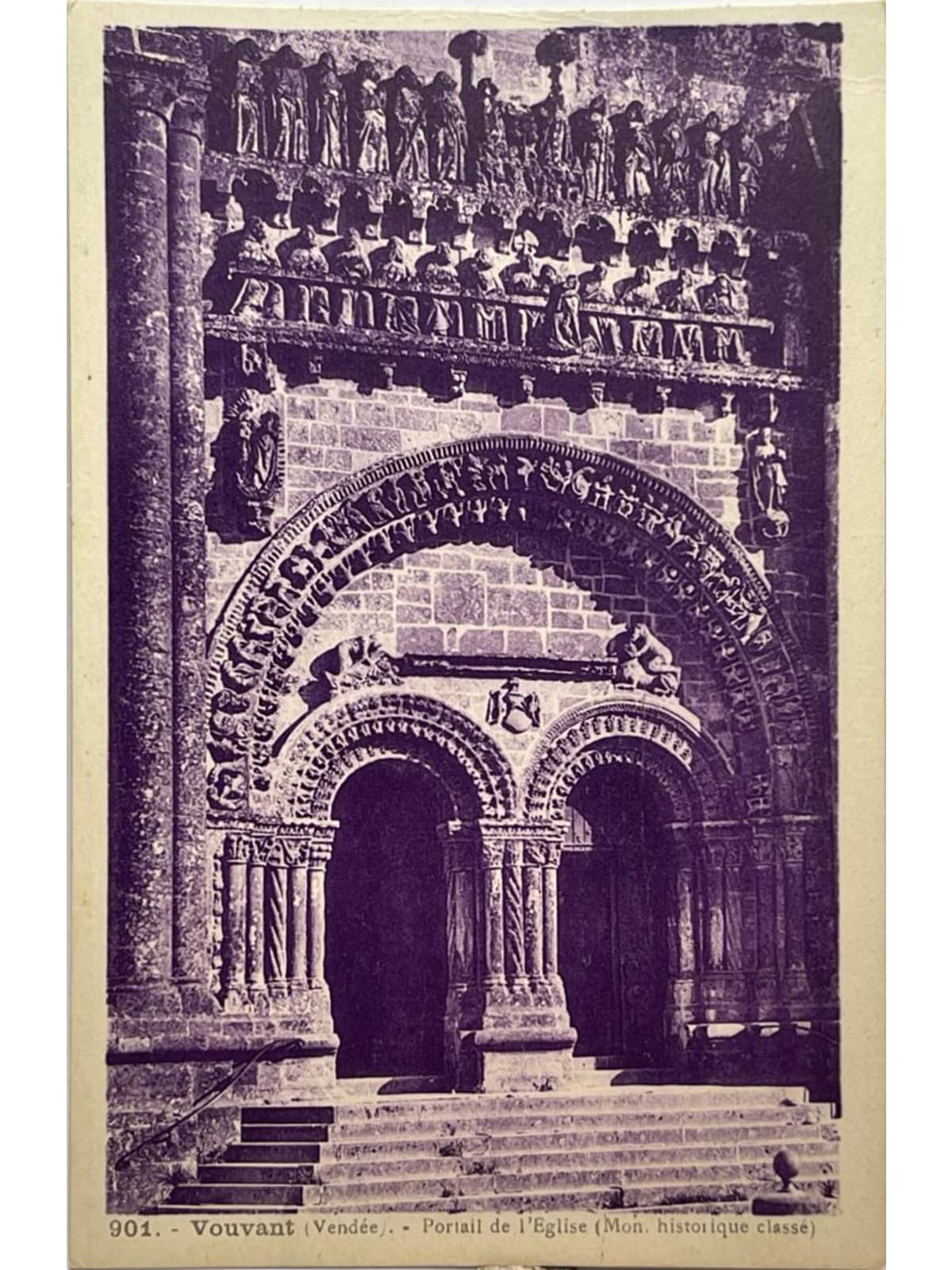 Recto de la carte postale
