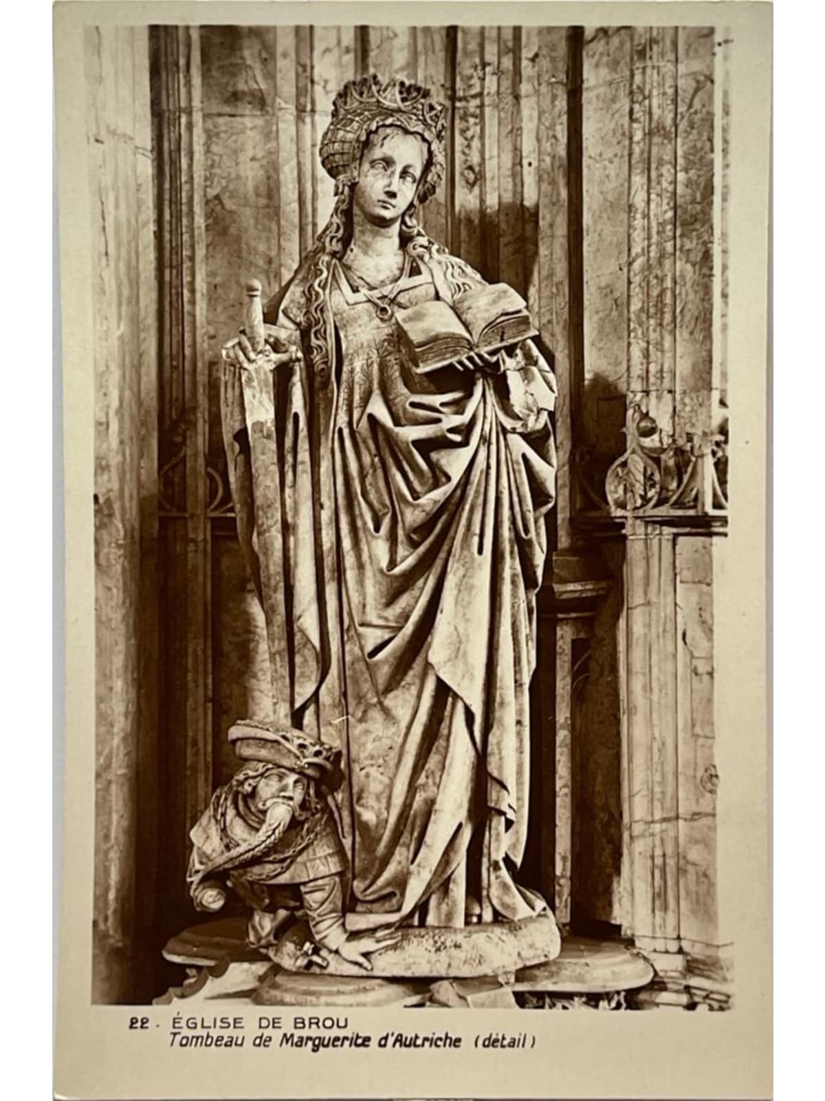 Recto de la carte postale