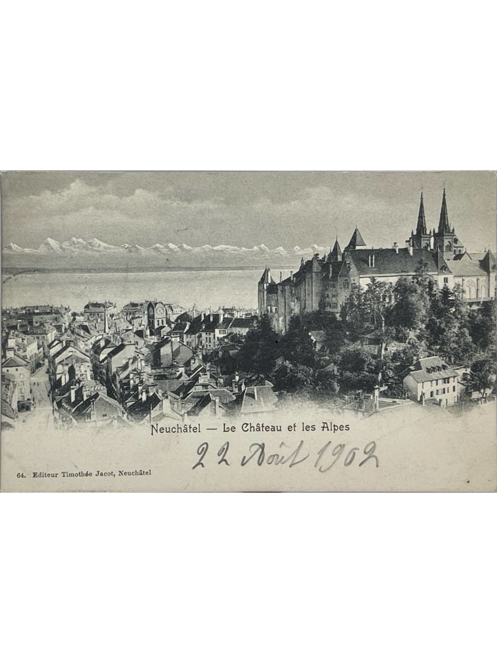 Recto de la carte postale