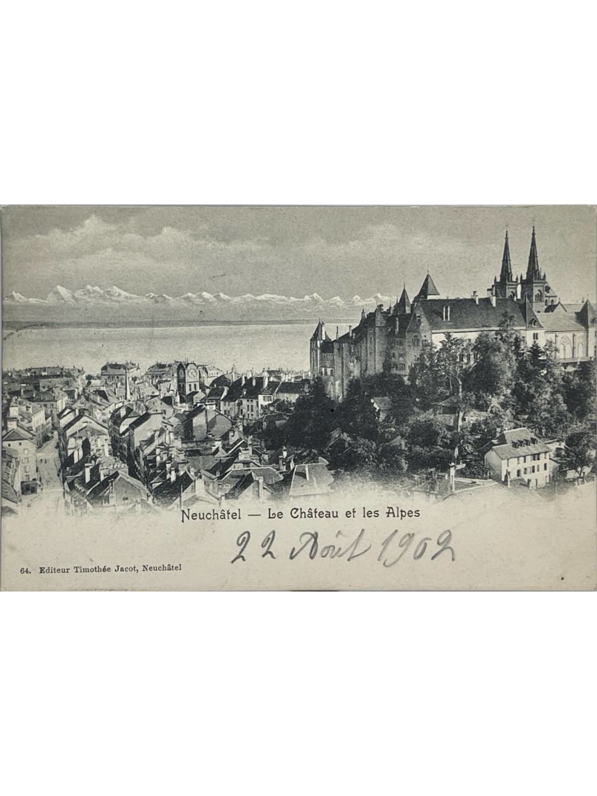 Recto de la carte postale