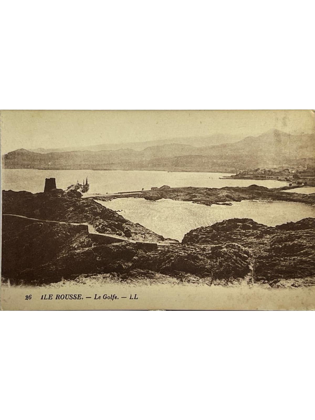 Recto de la carte postale
