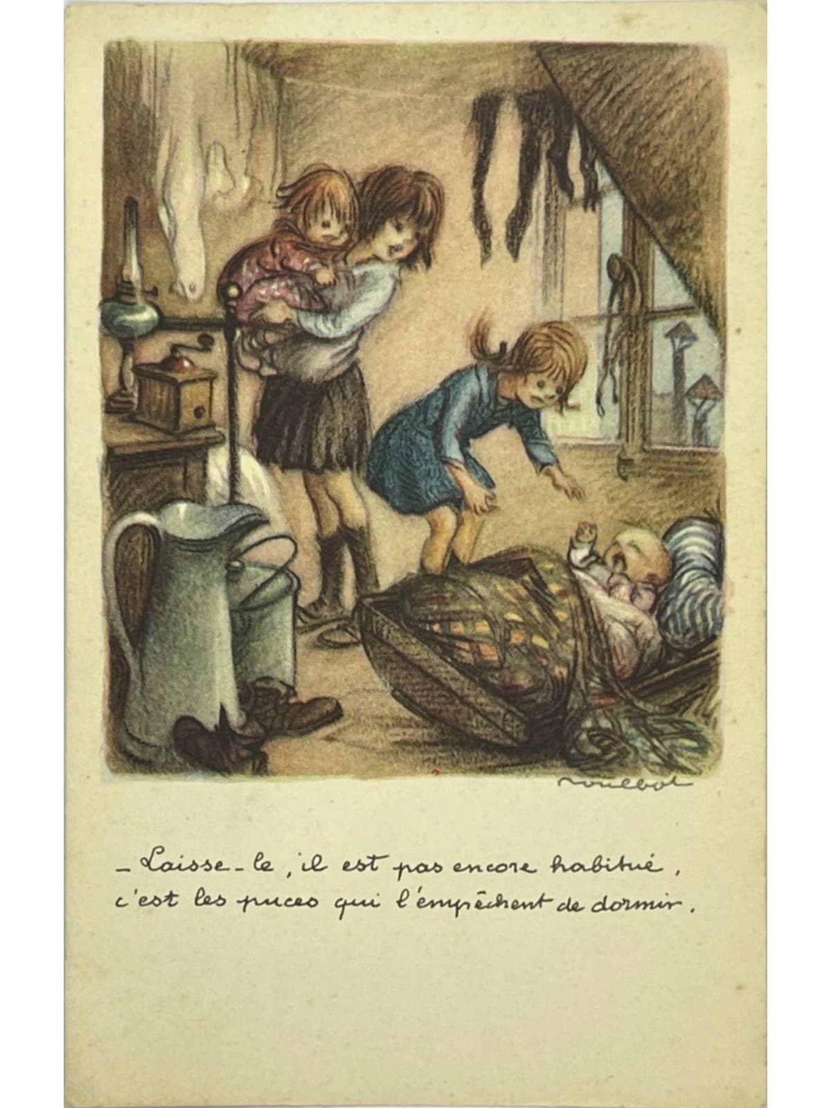 Recto de la carte postale