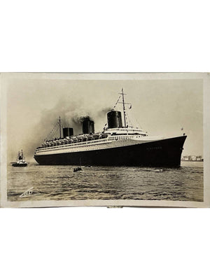 Carte postale – Paquebot Normandie – Compagnie Générale Transatlantique – CAP Strasbourg