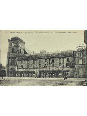 CPA Saint-Mihiel – Église Saint-Michel et le Collège – n° 6