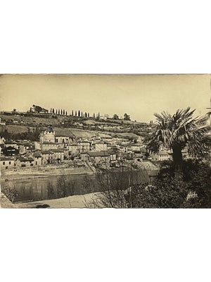 Carte postale – Port-Sainte-Marie (Lot-et-Garonne) – Vue de la ville et de la Garonne – Narbo