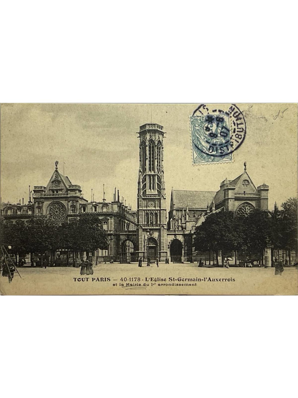 Recto de la carte postale