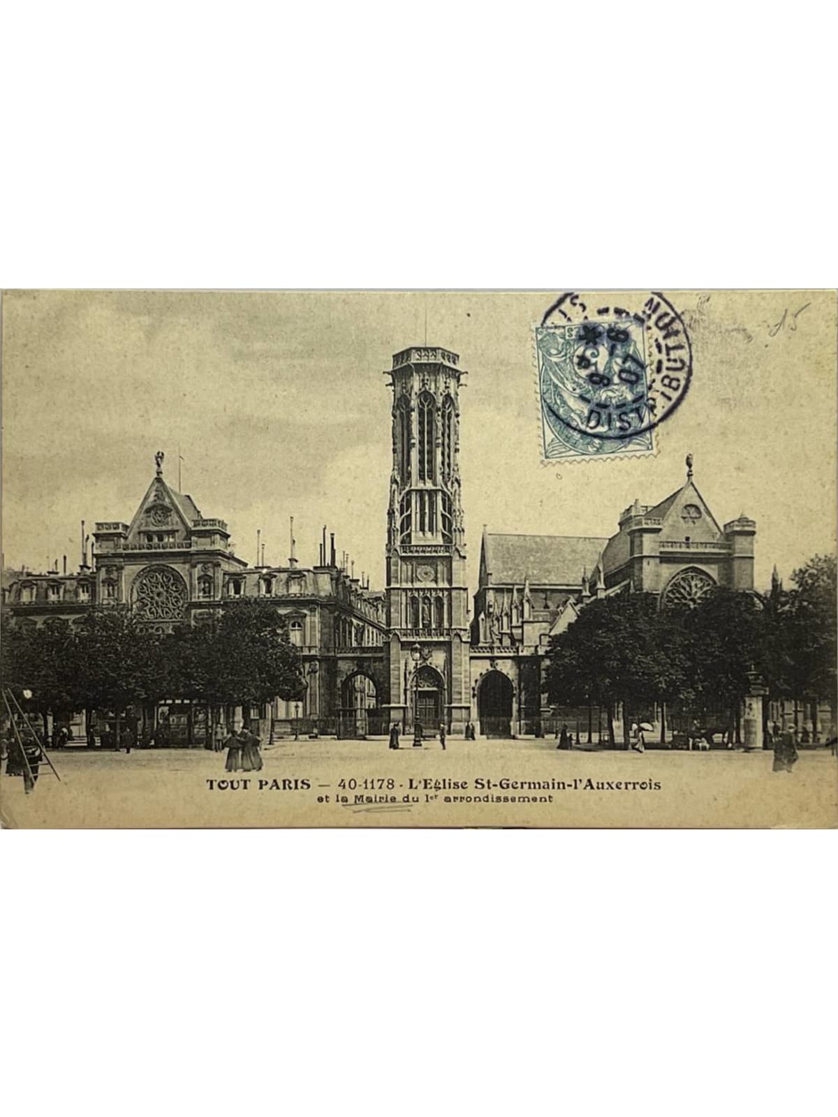Recto de la carte postale