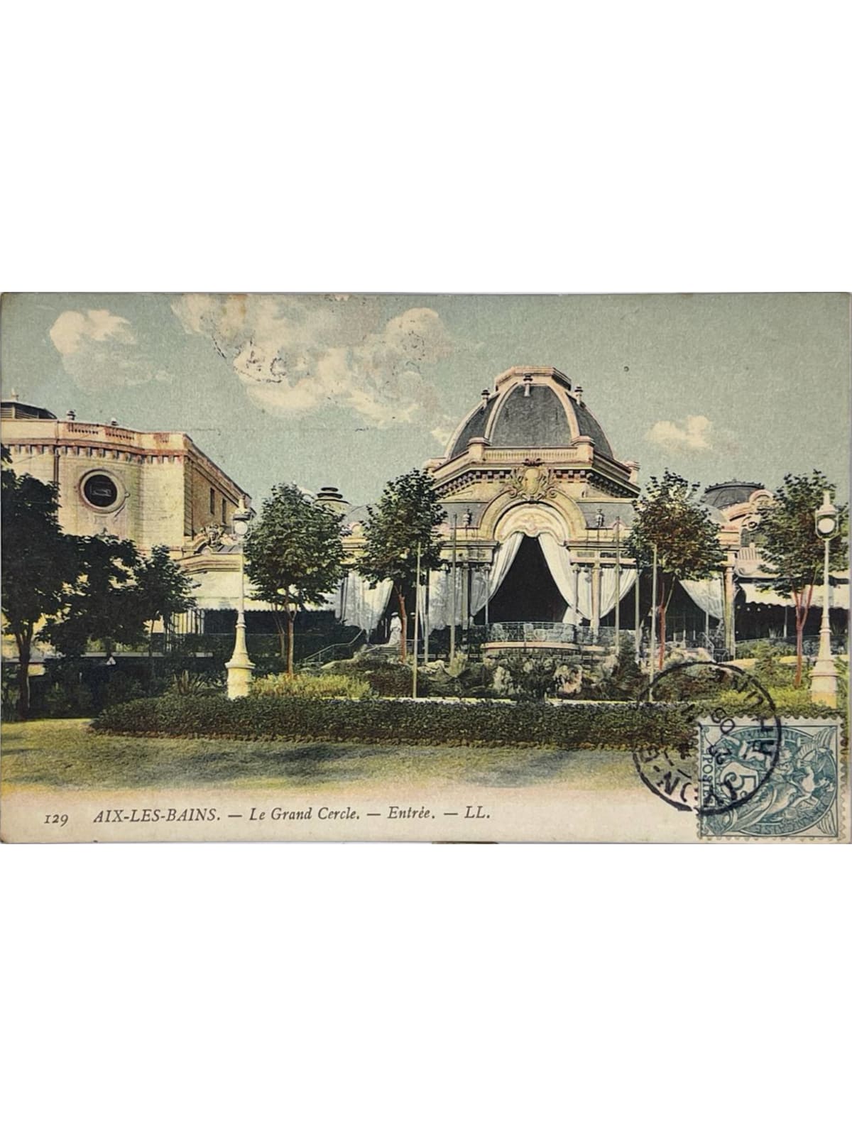 Recto de la carte postale