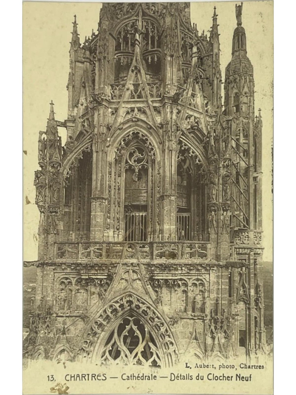 Recto de la carte postale
