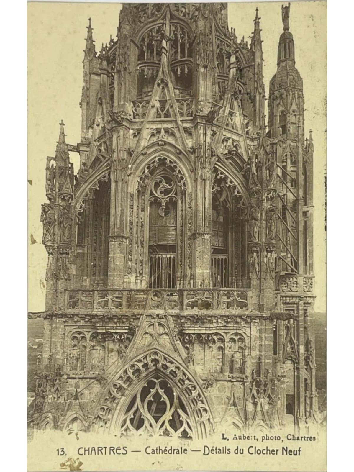 Recto de la carte postale