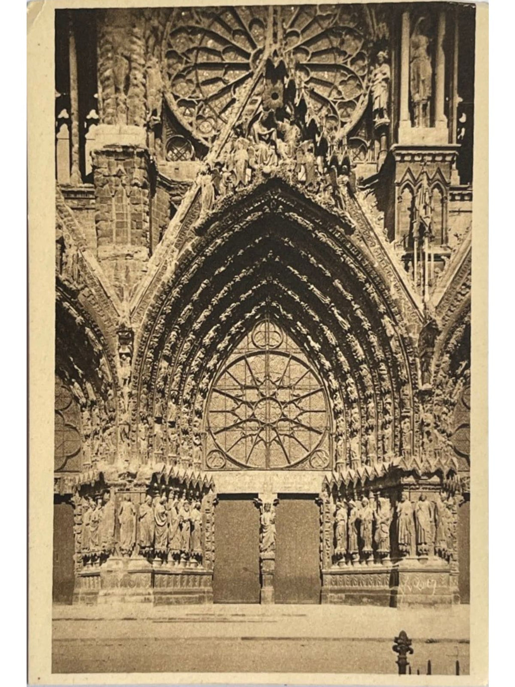 Recto de la carte postale