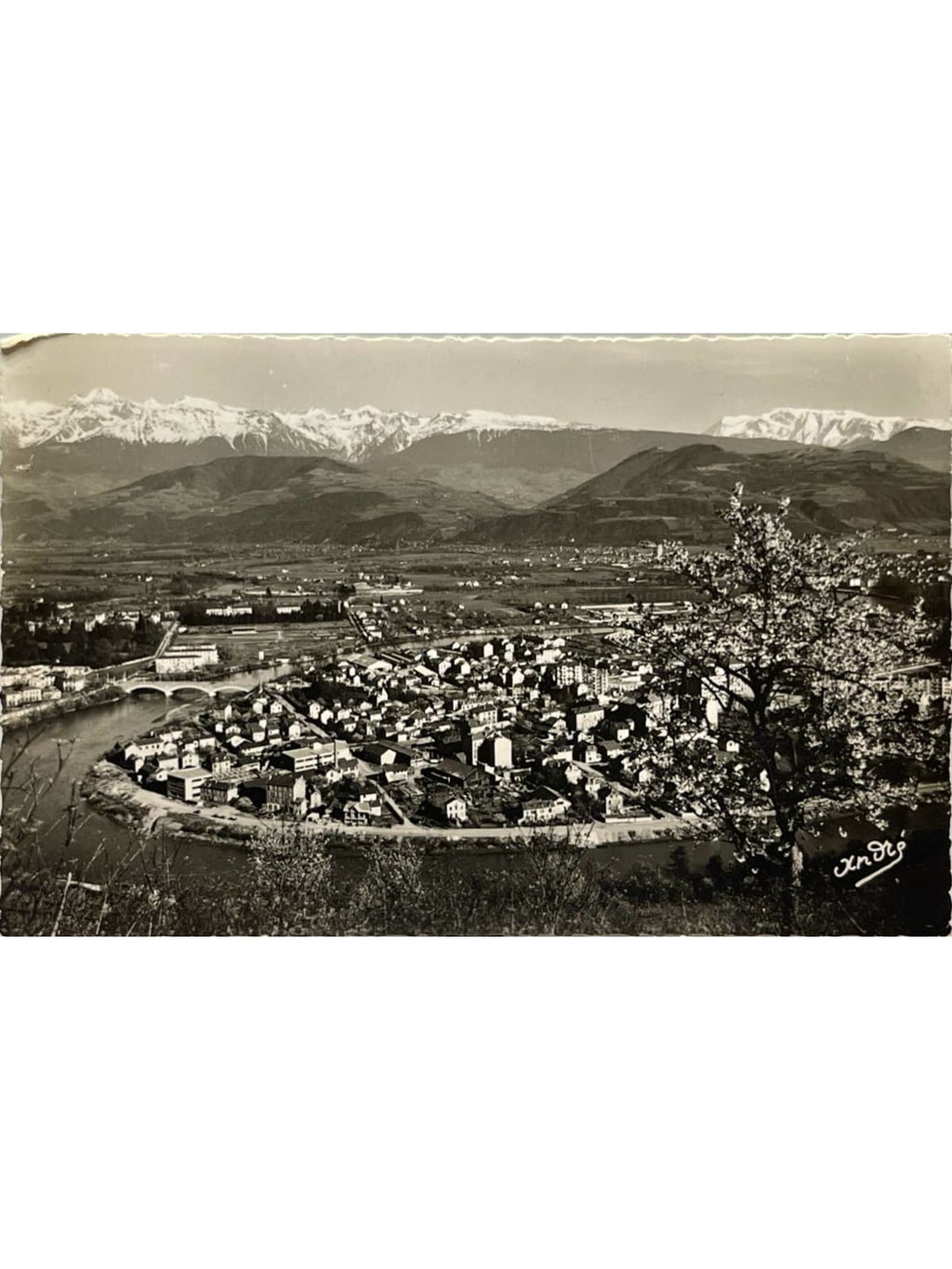 Recto de la carte postale