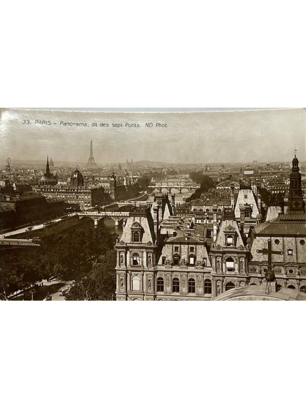 Recto de la carte postale