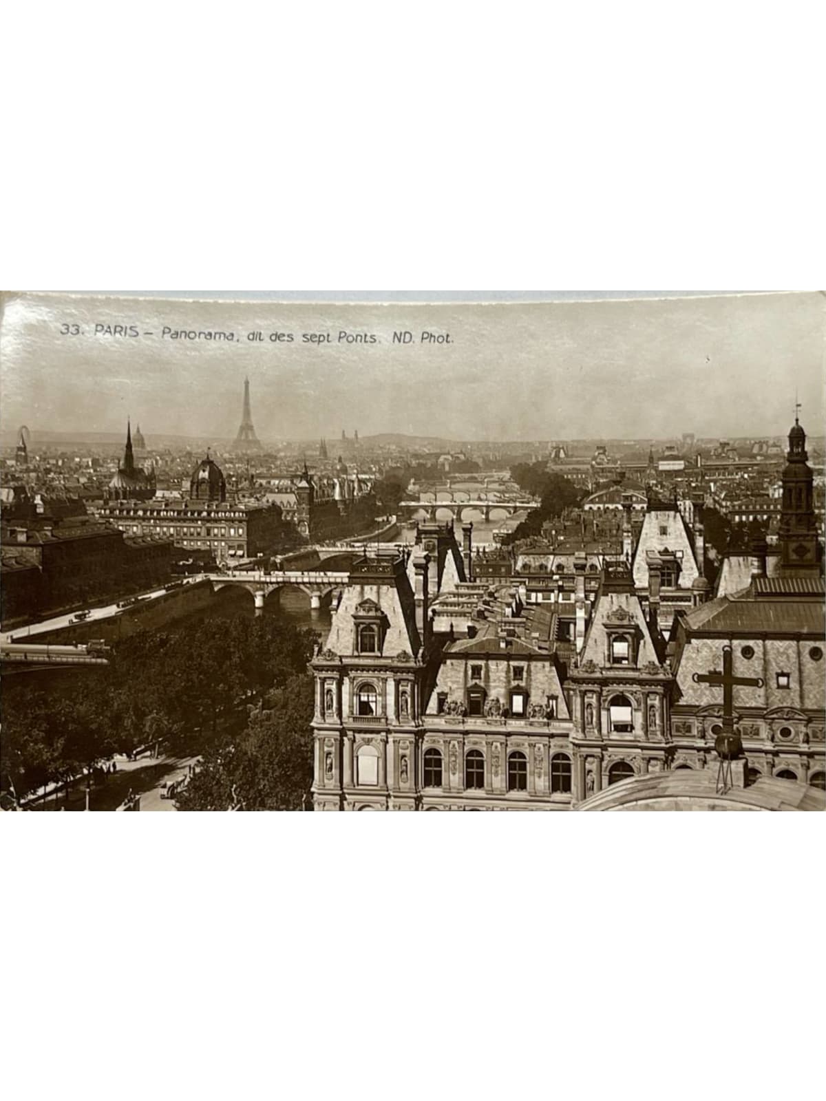 Recto de la carte postale