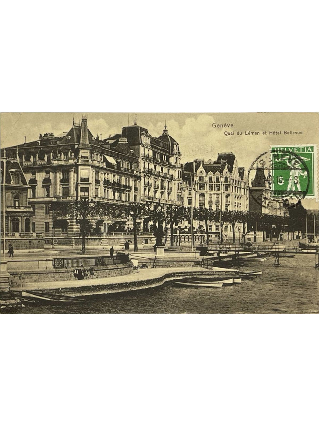 Recto de la carte postale
