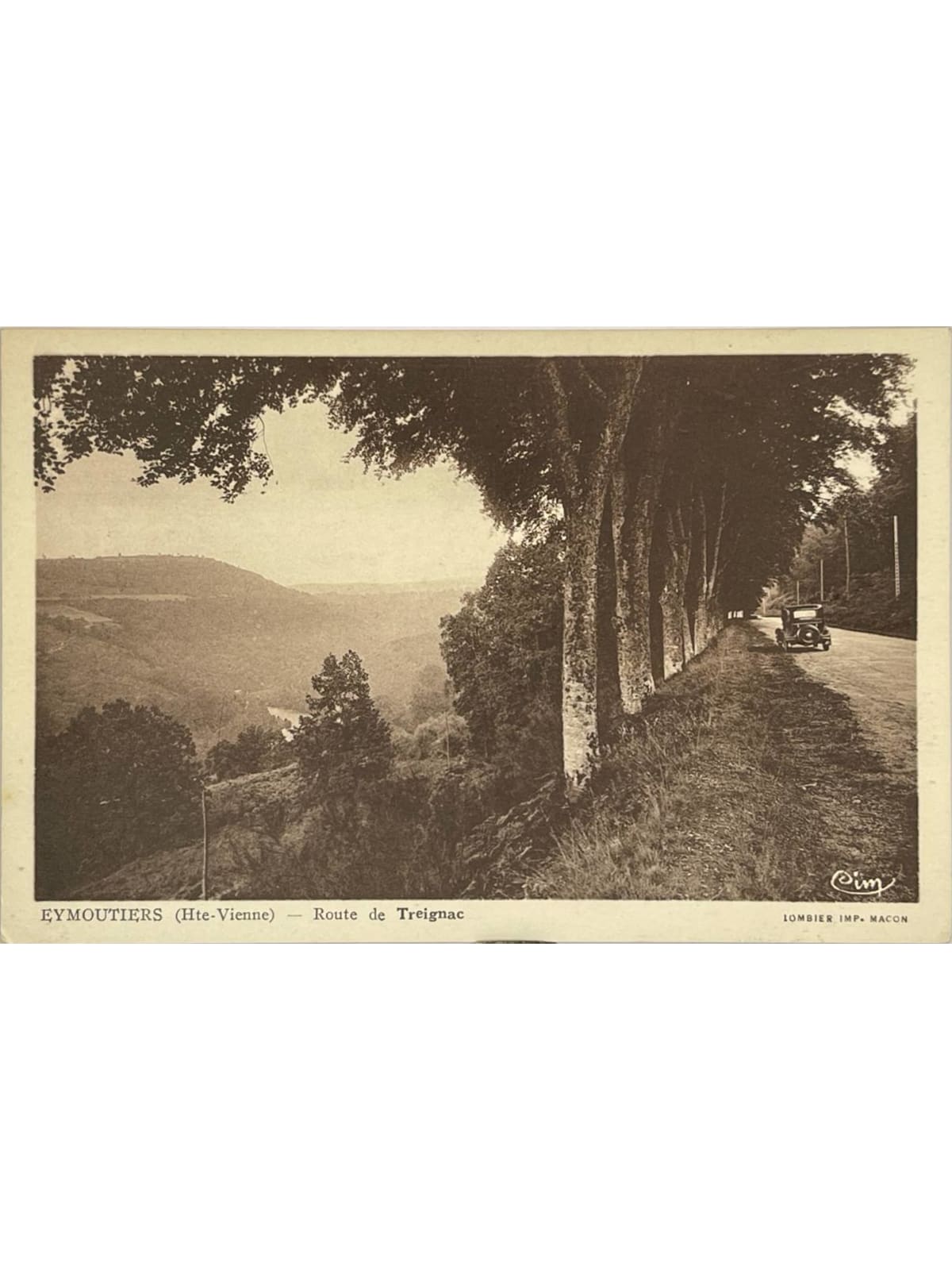 Recto de la carte postale