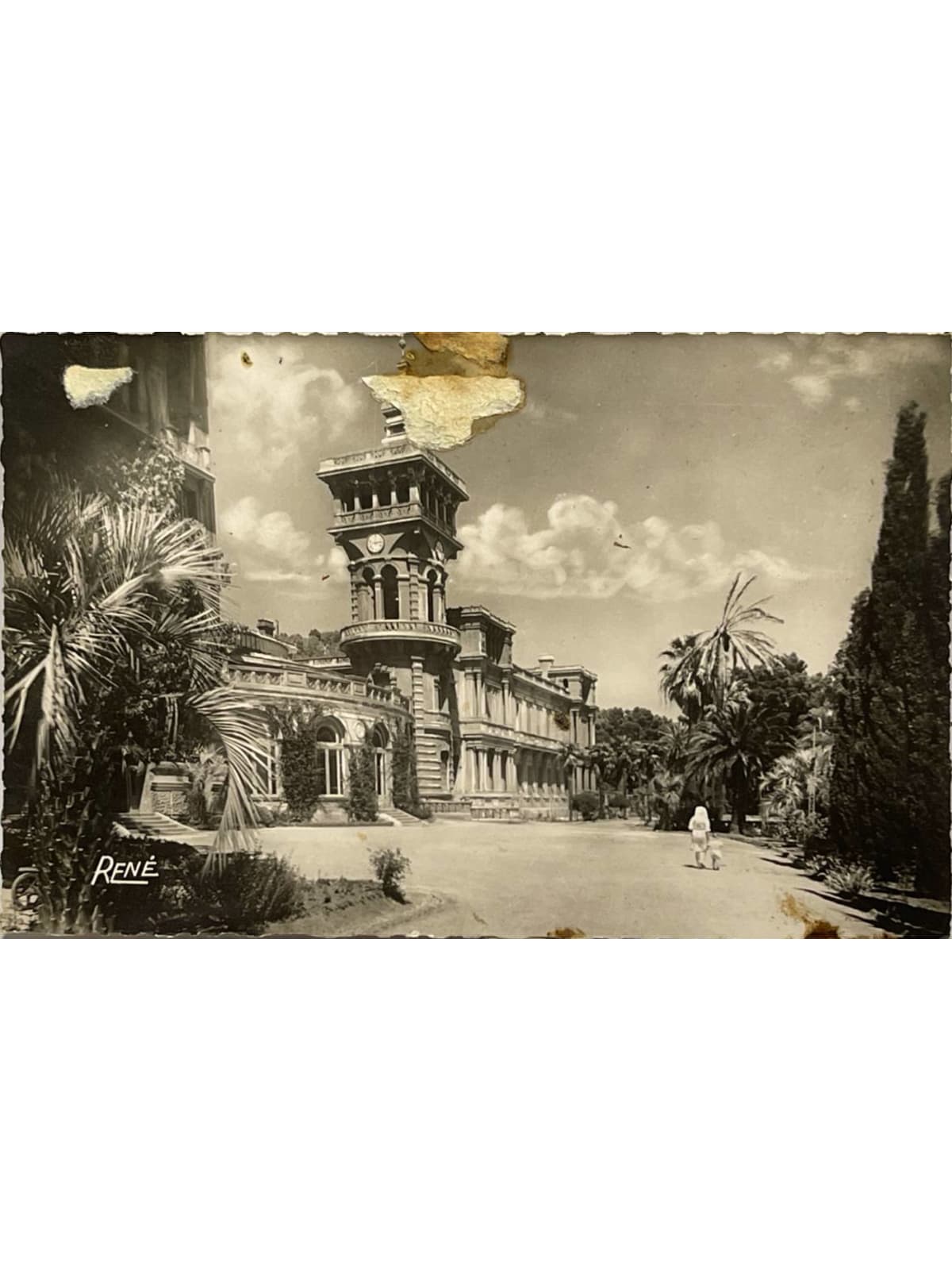 Recto de la carte postale