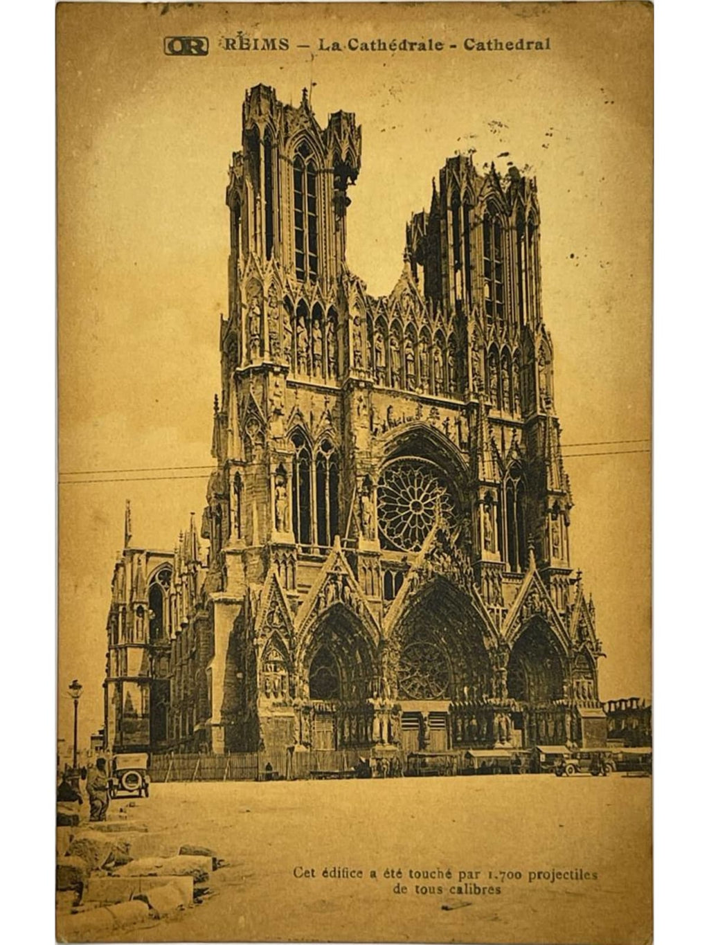 Recto de la carte postale