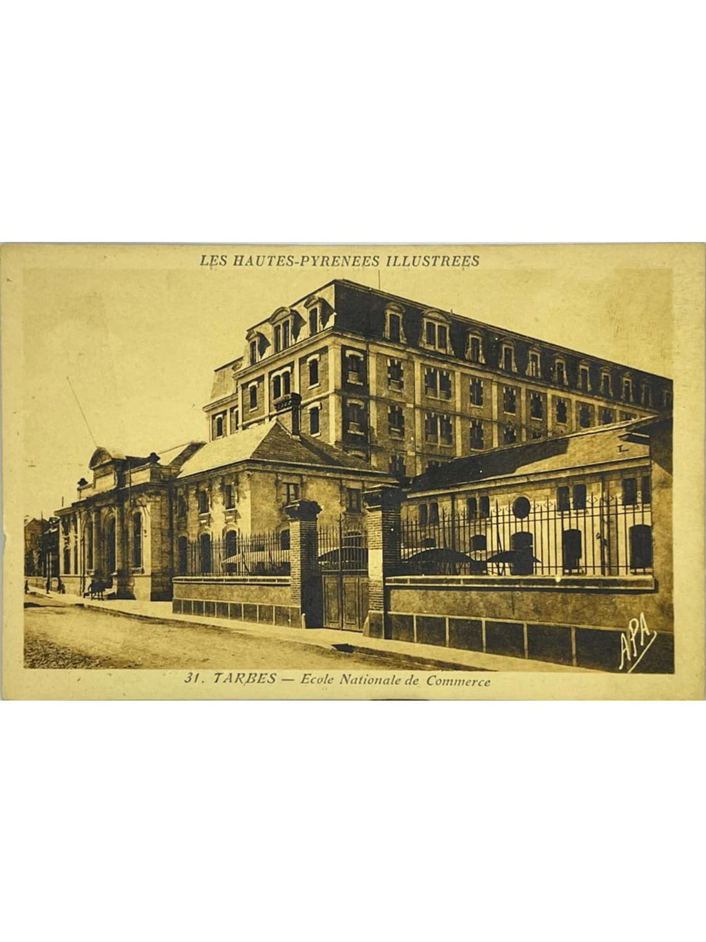 Recto de la carte postale