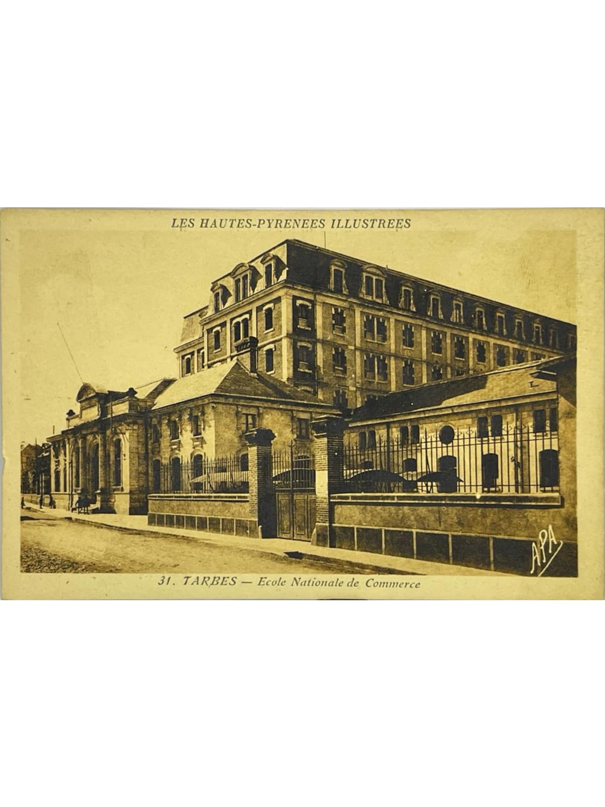 Recto de la carte postale