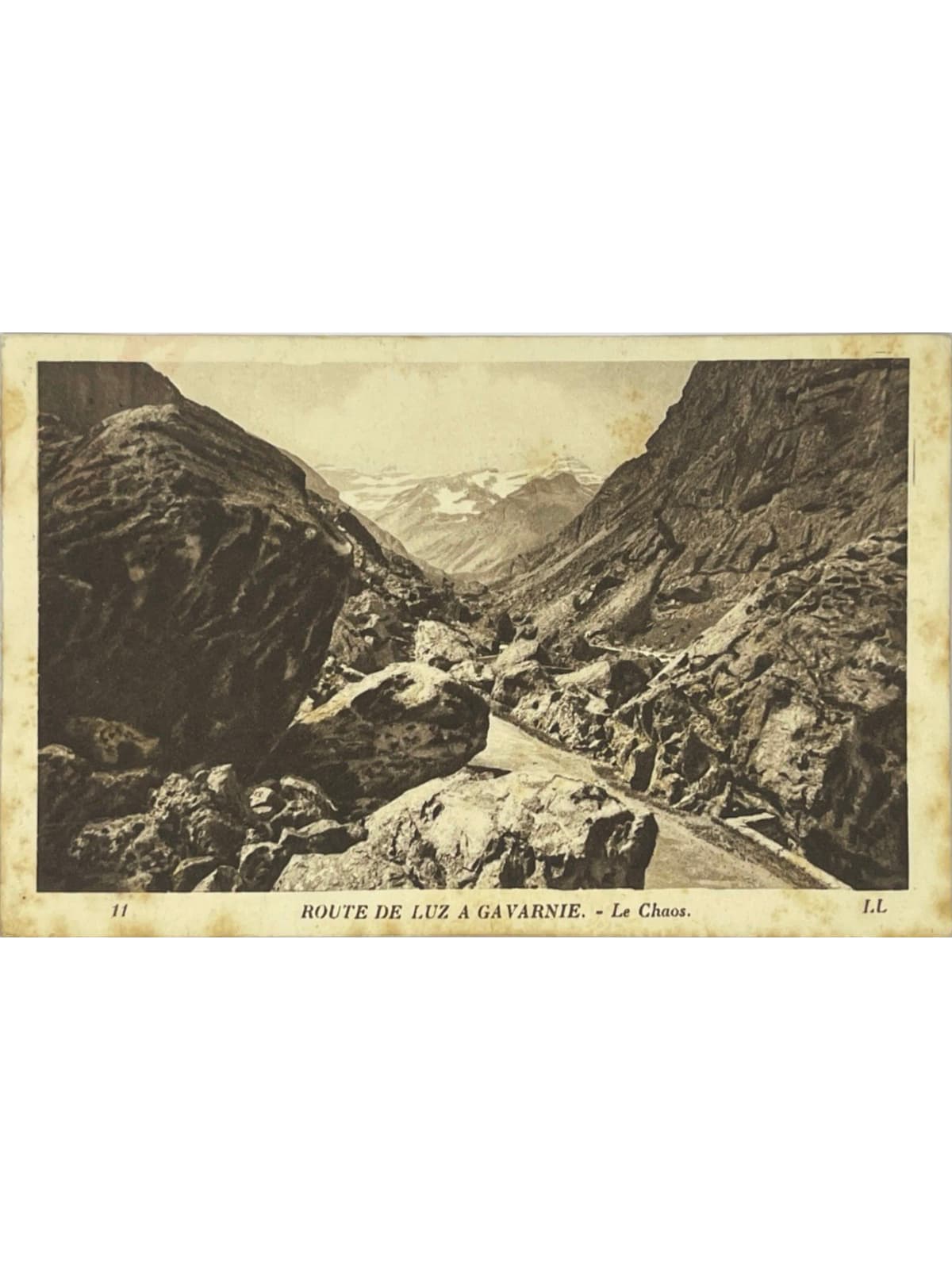 Recto de la carte postale