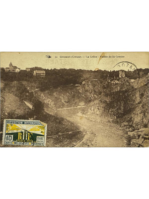 Crozant (Creuse) – La Croze et vallée de la Creuse – CPA n°22 vers 1925