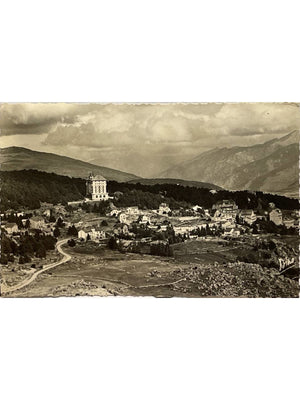 Font-Romeu – Vue de la station côté ouest et montagnes – CPSM années 1950