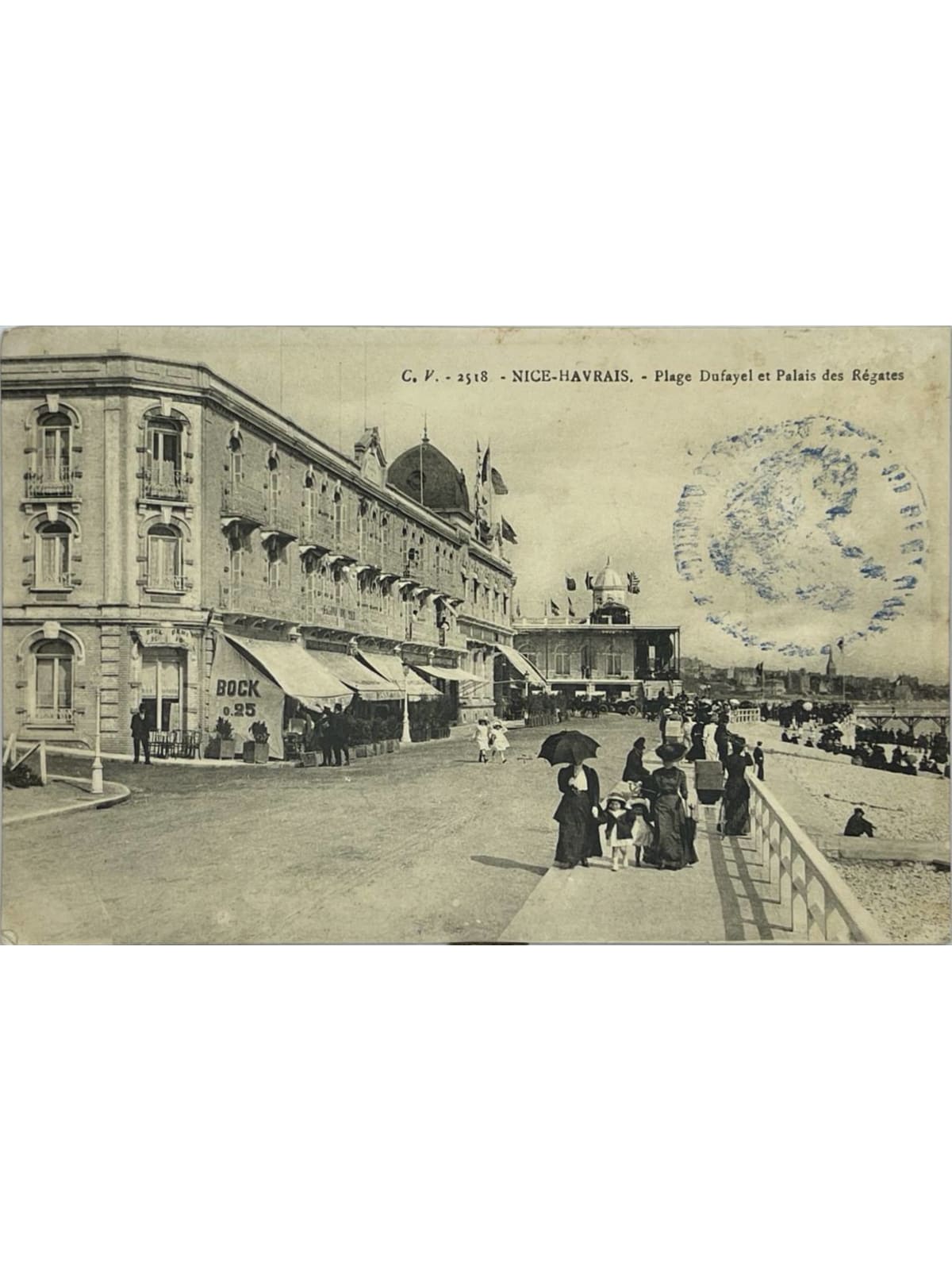 Recto de la carte postale