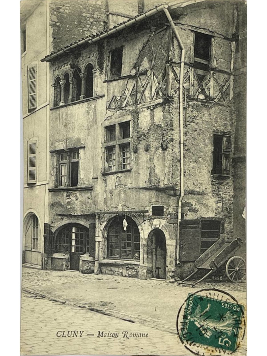 Recto de la carte postale
